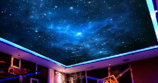 Натяжной потолок звездное небо Ухта, цена от 5144 руб.